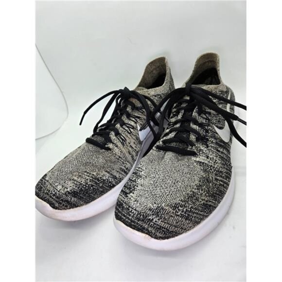 Nike Free RN Flyknit Shoes Men\'s 8 Black White Oreo Running Athletic Sneakers main image 8